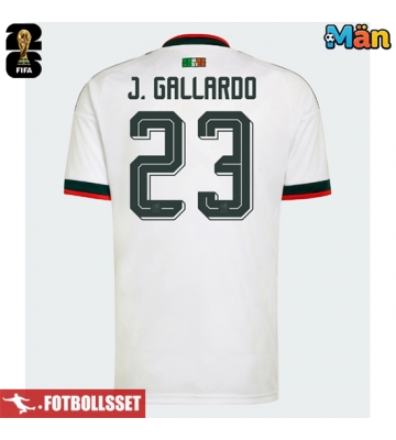 Mexiko Jesus Gallardo #23 Bortatröja VM 2026 Kortärmad